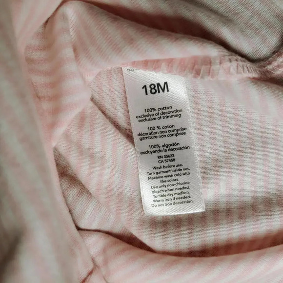 Child of Mine by Carter's Pink Little Sister Elephant Tops Bundle Size 18m NWOT - Picture 10 of 13